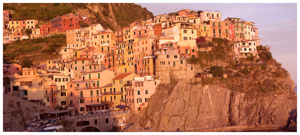 Manarola is the 2nd town of the Cinque Terra in Italy