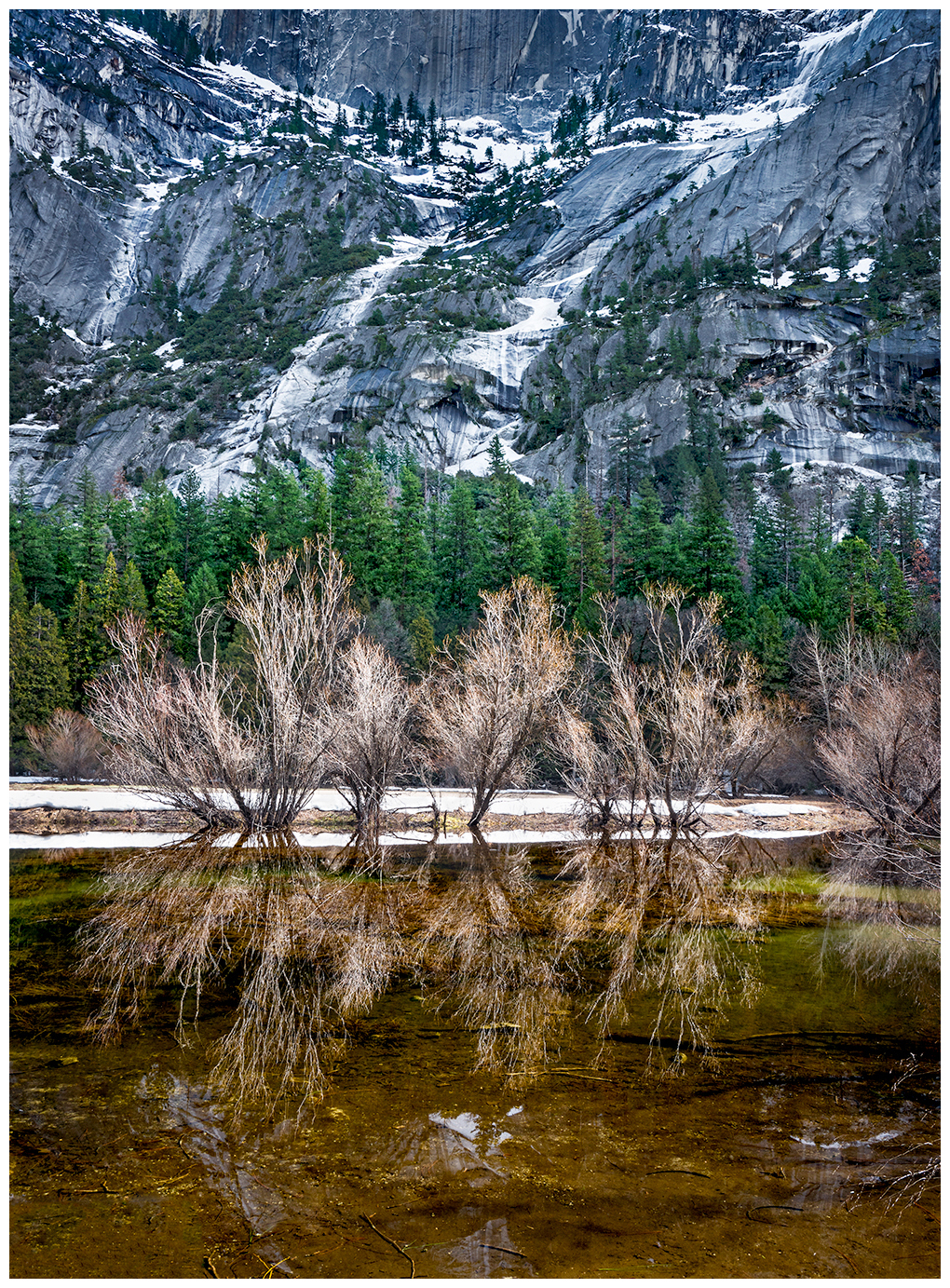 Reflections in Mirror Lake, Yosemite 