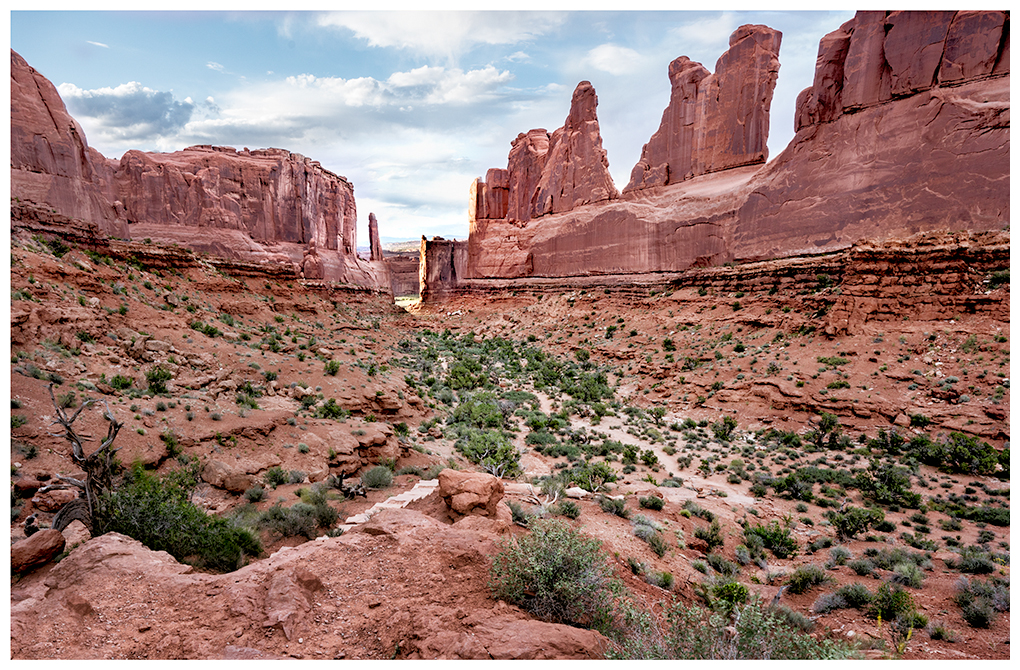 Park Ave. "Courthouse Towers" in Arches National Park