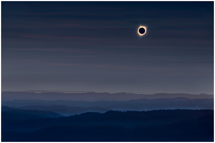 View of the eclipse from central Oregon