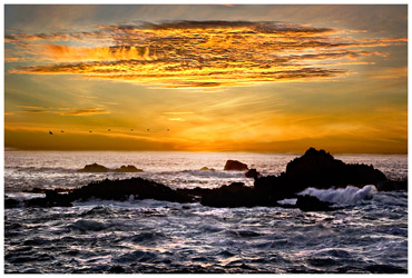 Sunset by Point Lobos